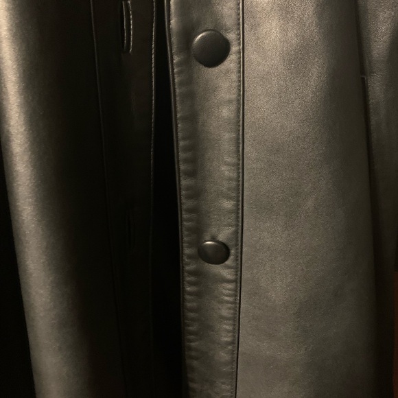 Rocco D'Amelio Midnight Black Leather Jacket - Picture 3 of 5